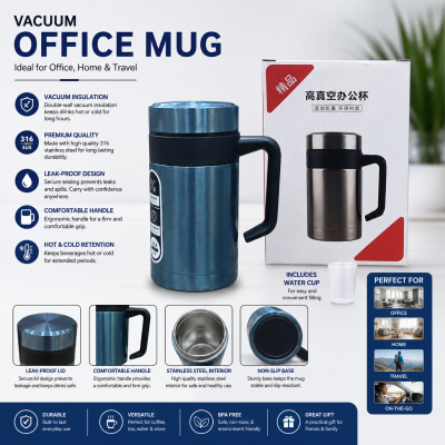 316 Stainless Steel Vacuum Office Mug